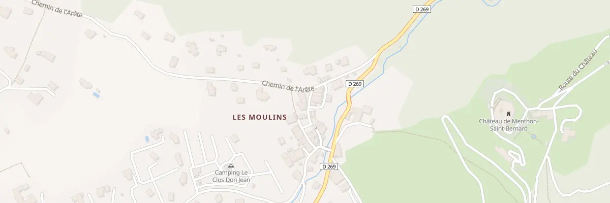 Plan du 83 Mte de la Fontaine à Menthon-Saint-Bernard
