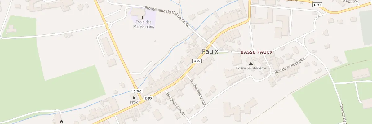 Plan du 16 Rue de la Libération à Faulx