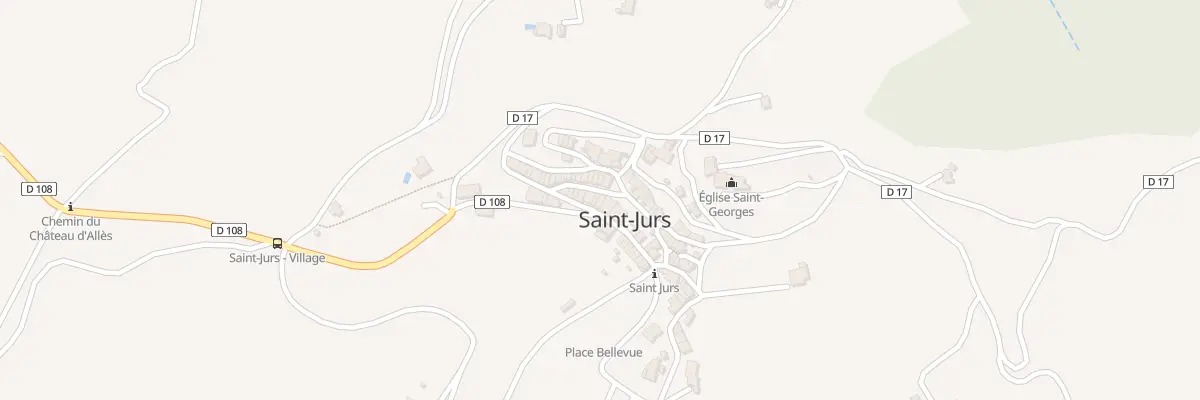 Plan du 5066 Le Village à Saint-Jurs