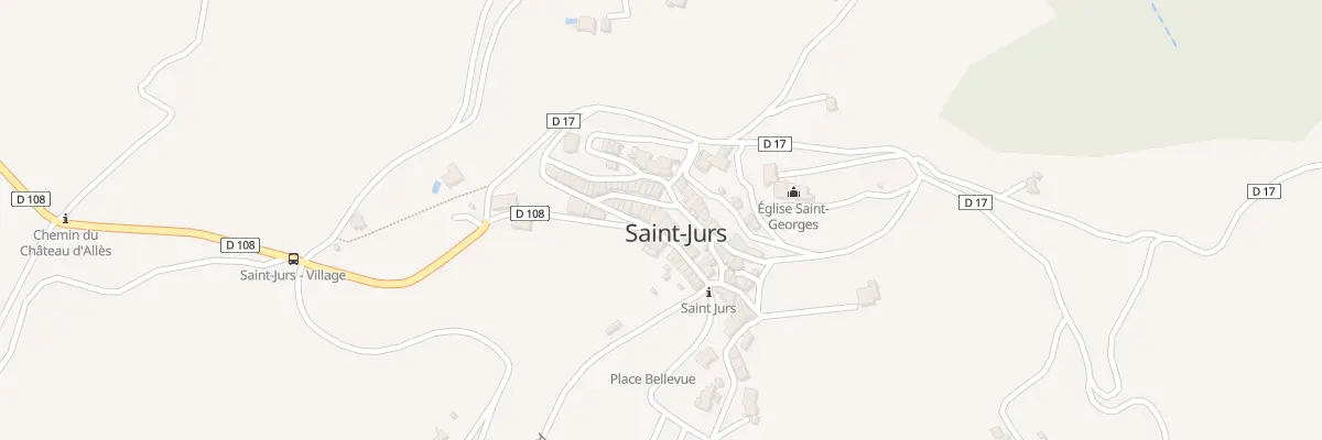 Plan du 5065 Le Village à Saint-Jurs