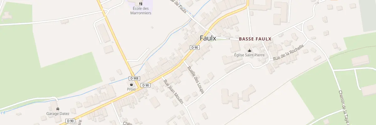 Plan du 13 Rue de la Libération à Faulx