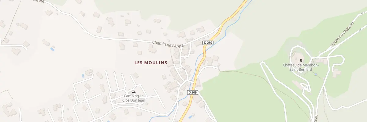 Plan du 60 Mte de la Fontaine à Menthon-Saint-Bernard