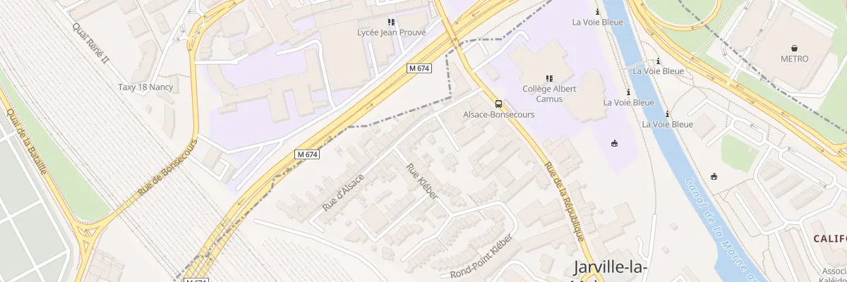 Plan du 13 Rue d’Alsace à Jarville-la-Malgrange