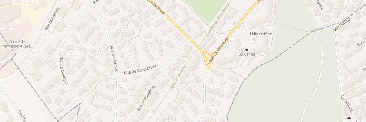 Plan du 7 Rue de Fougeres à Heillecourt