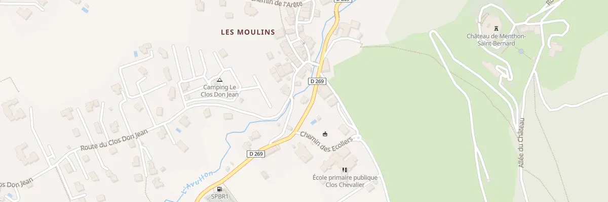 Plan du 453 Rte des Moulins à Menthon-Saint-Bernard