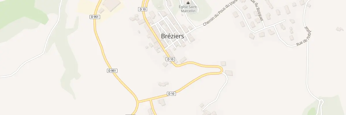 Plan du 5019 Le Village à Bréziers