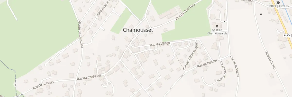Plan du 79 Rue du Bassin à Chamousset