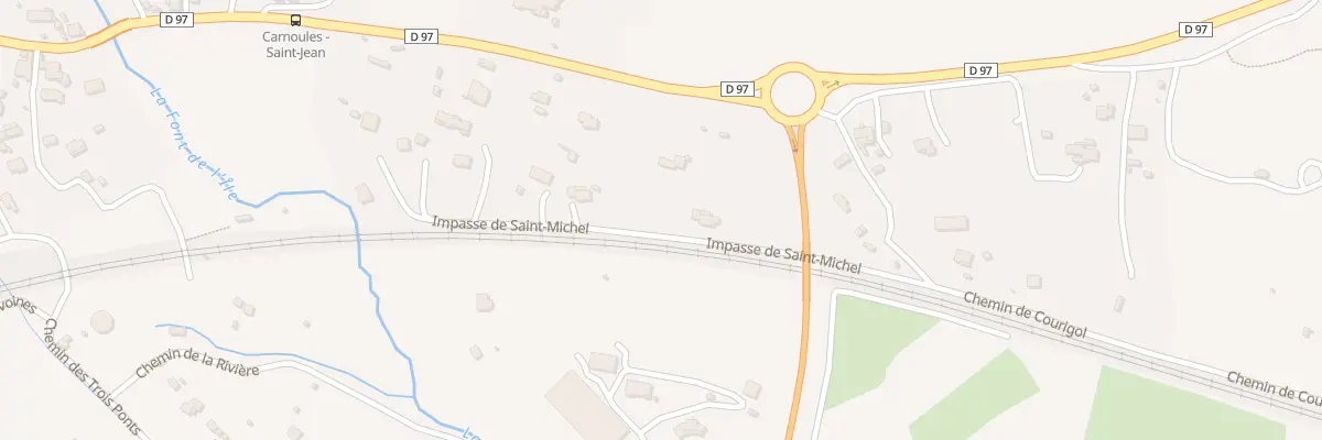 Plan du 336 Imp de Saint Michel à Carnoules