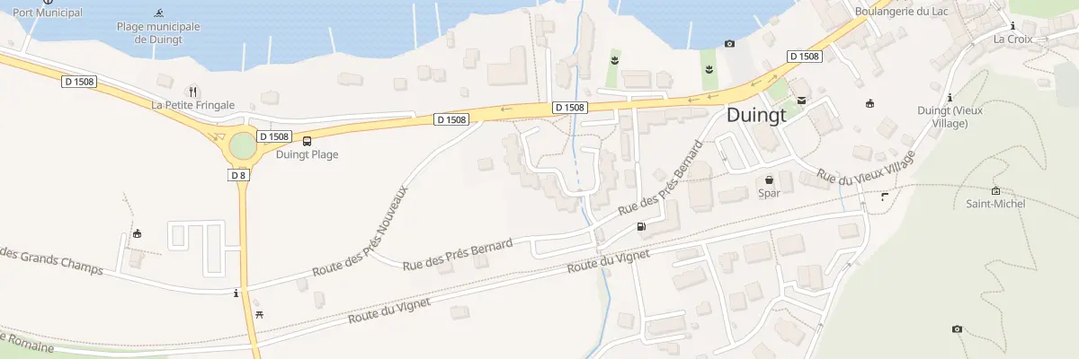 Plan du 168 Rue des Pres Bernard à Duingt