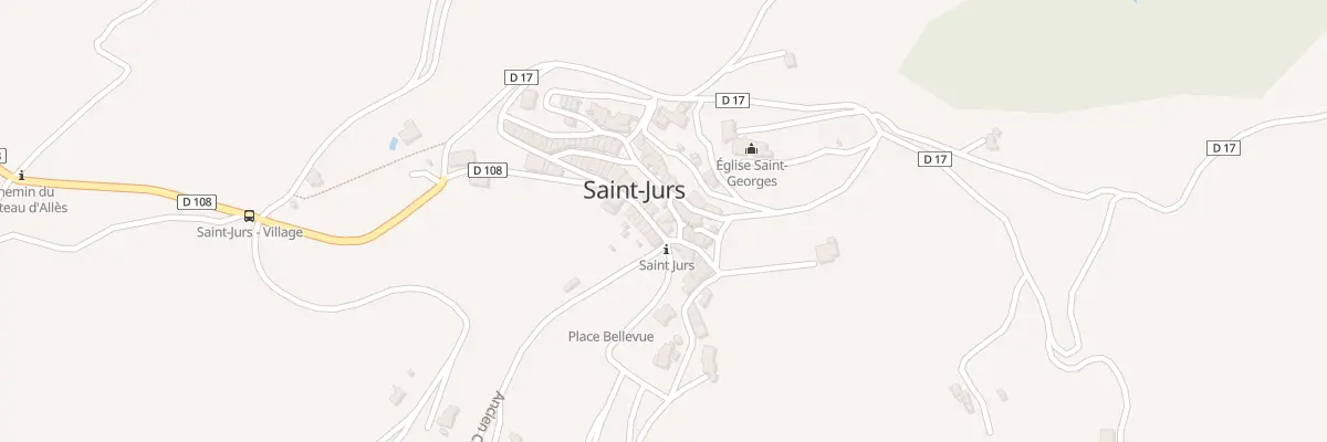 Plan du 5057 Le Village à Saint-Jurs