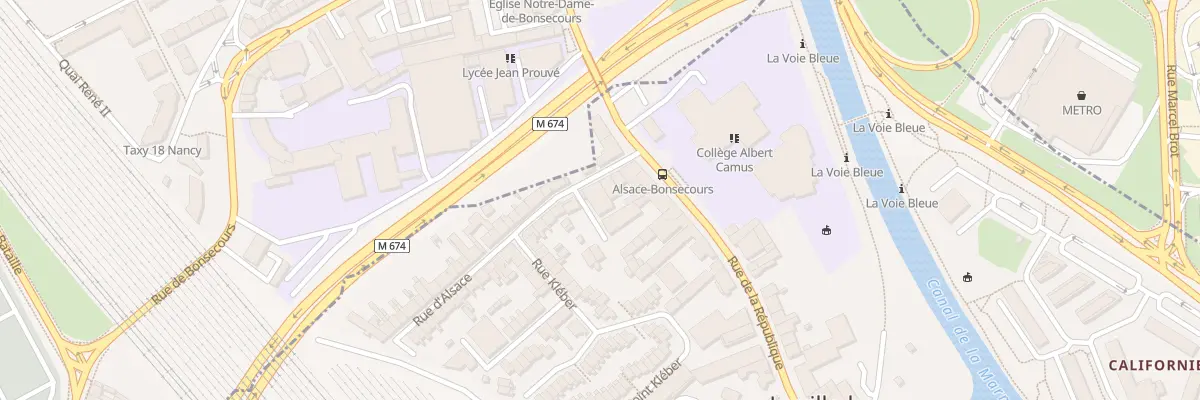 Plan du 7 Rue d’Alsace à Jarville-la-Malgrange
