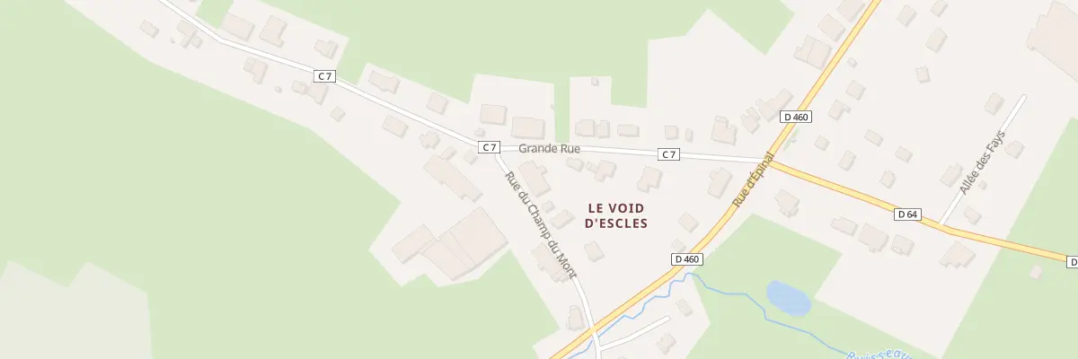 Plan du 8 Rue du Champ du Mont à Escles