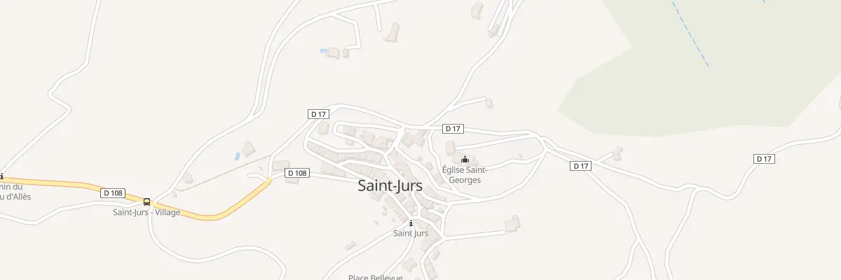 Plan du 5040 Le Village à Saint-Jurs
