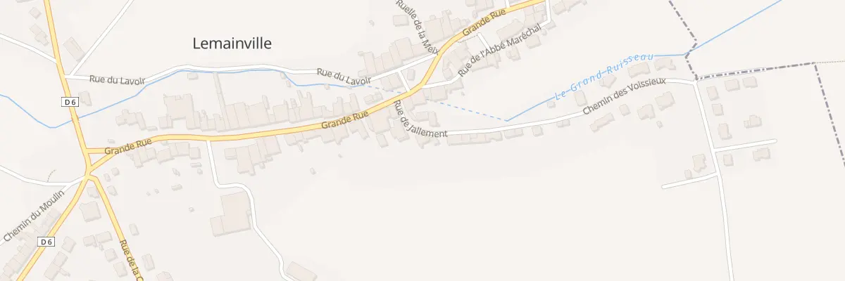Plan du 4 Rue de Jallement à Lemainville