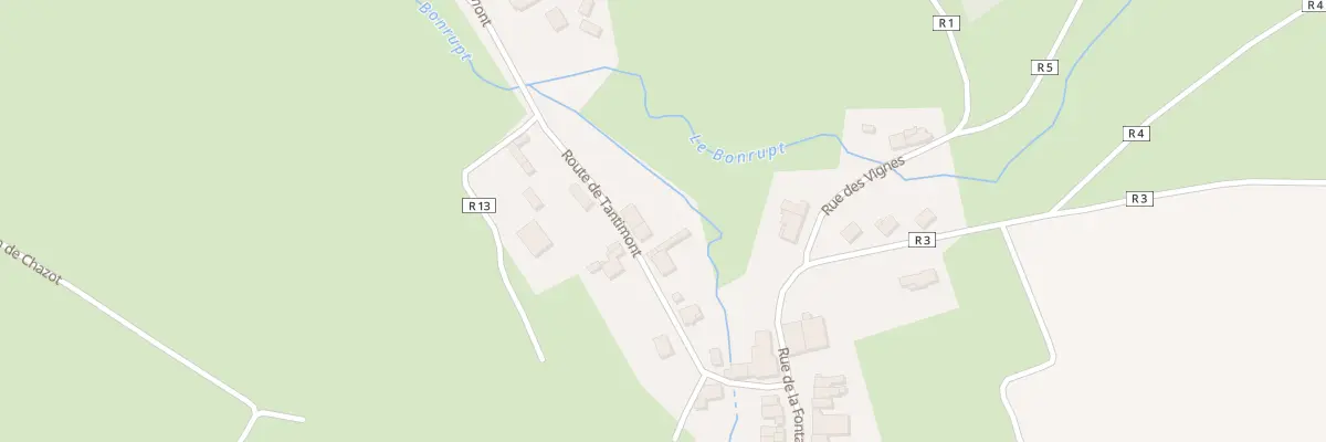 Plan du 12 Rte de Tantimont à Hergugney