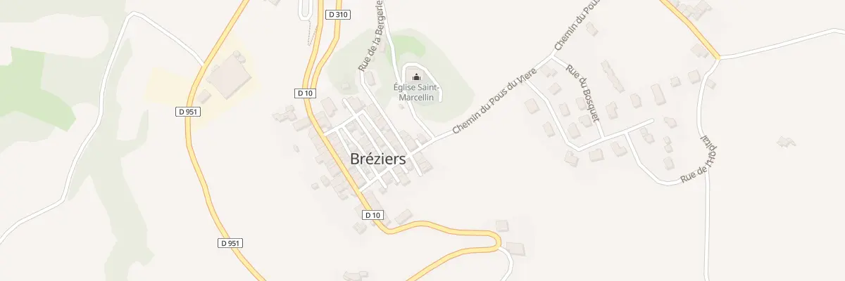 Plan du 5 Che de l’Eglise à Bréziers