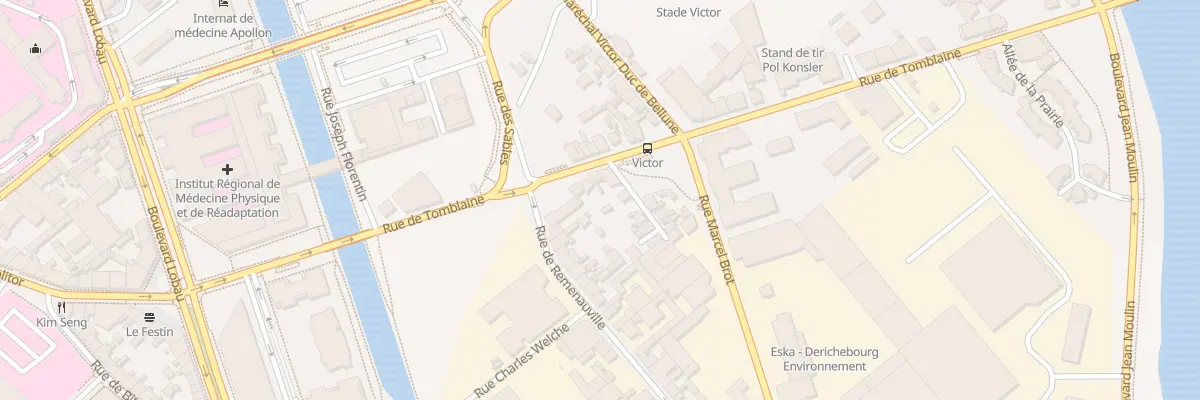 Plan du 16 Rue de Tomblaine à Nancy
