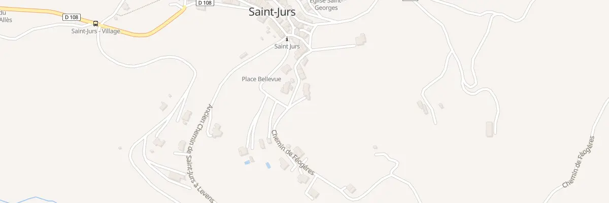 Plan du 7072 Les Féogères à Saint-Jurs