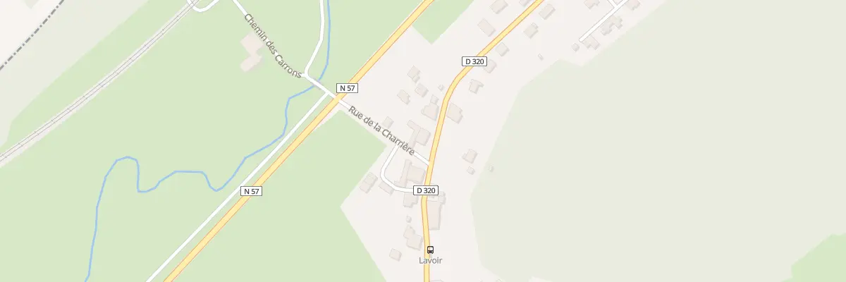 Plan du 1 Rue de la Charrière à Comberjon