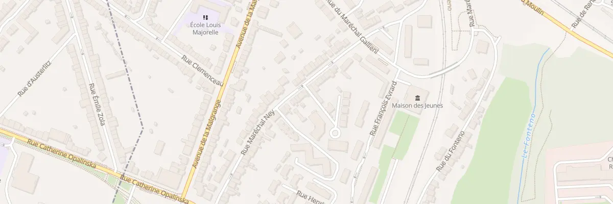 Plan du 39 Rue Marechal Ney à Jarville-la-Malgrange