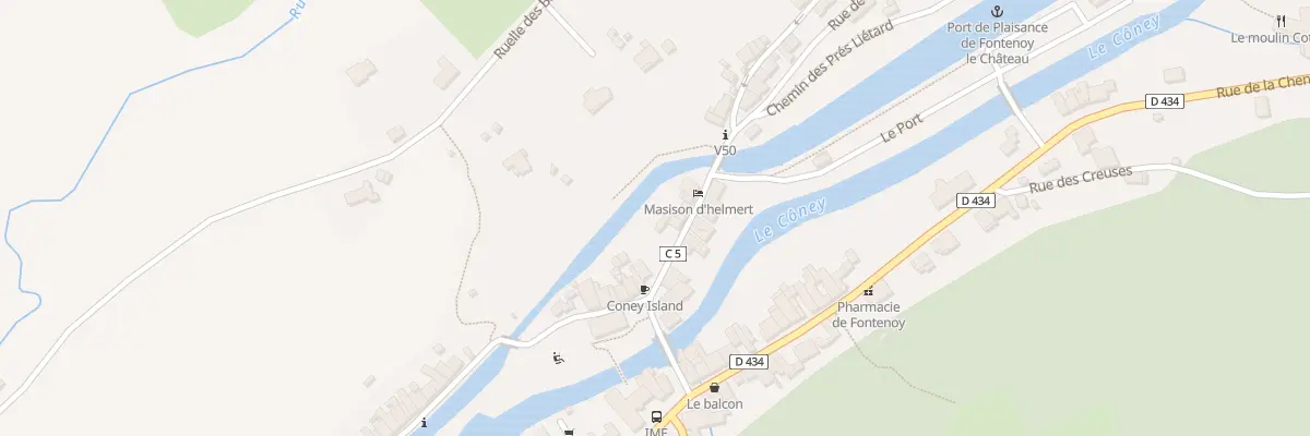 Plan du 5 Rue de la Libération à Fontenoy-le-Château