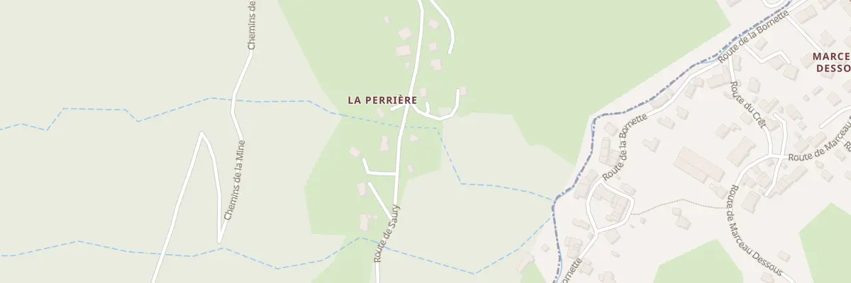 Plan du 1145 Rte de Saury à Lathuile