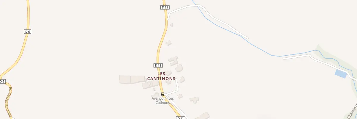 Plan du 5212 Les Catinons à Avançon