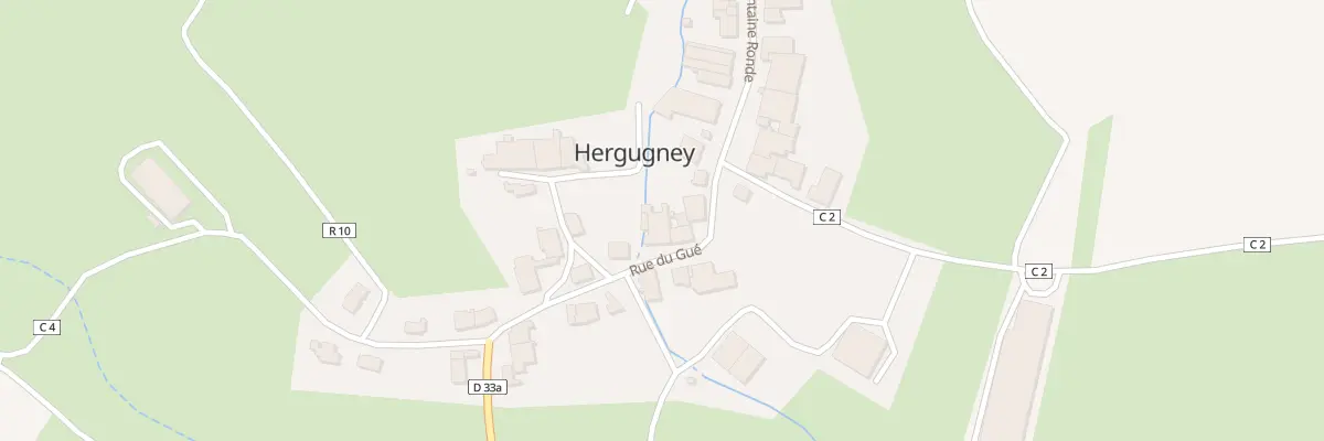 Plan du 7 Rue du Gué à Hergugney