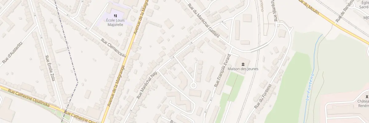 Plan du 33 Rue Marechal Ney à Jarville-la-Malgrange