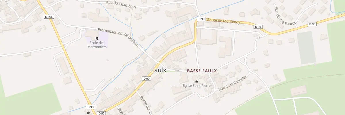 Plan du 6 Rue Gen Leclerc à Faulx