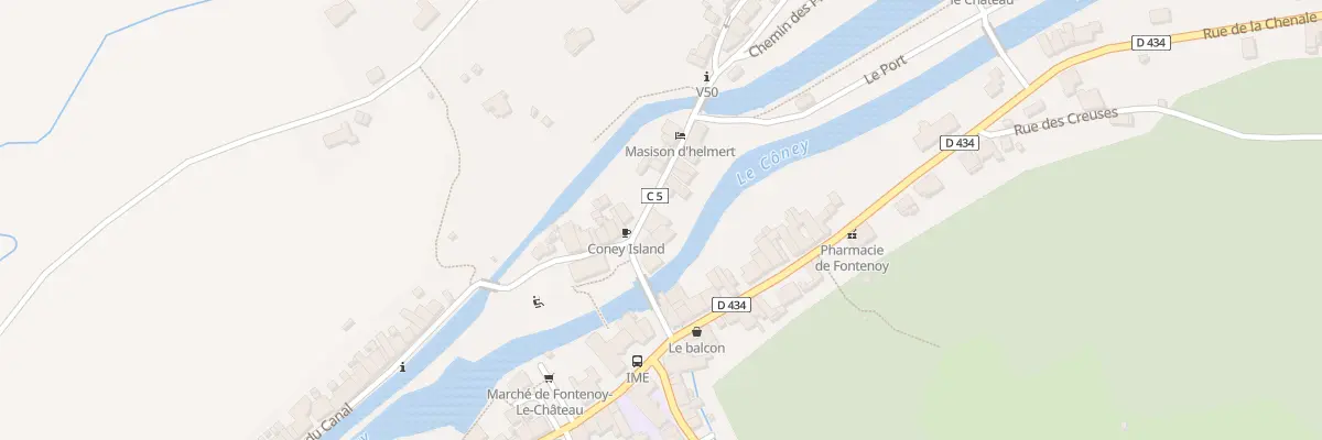 Plan du 2 Rue de la Libération à Fontenoy-le-Château