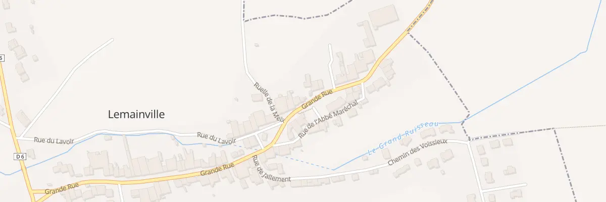 Plan du 49 Gr Grande Rue à Lemainville