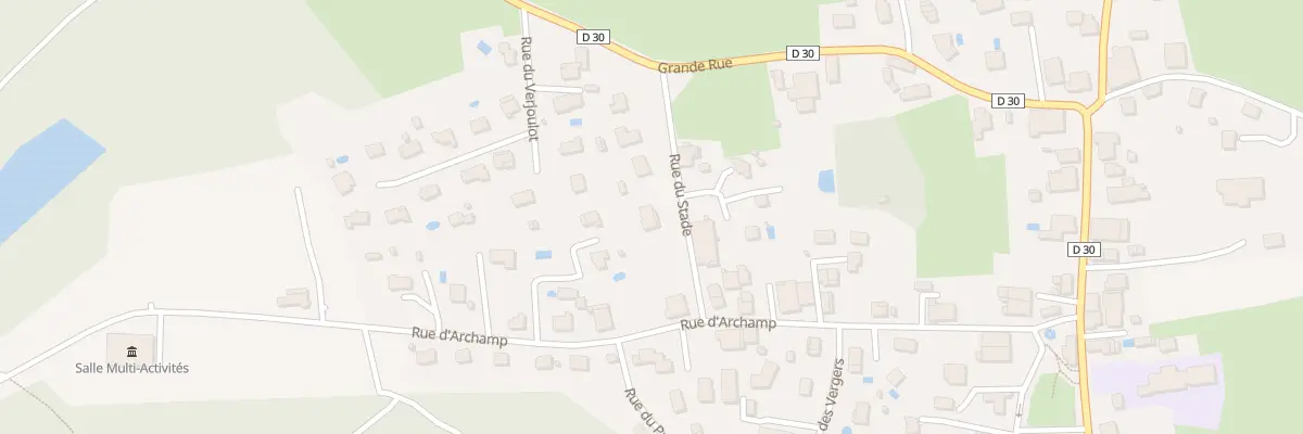 Plan du 3 Rue du Stade à Pouligney-Lusans