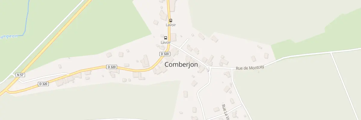 Plan du 25 Rue sous la Brosse à Comberjon