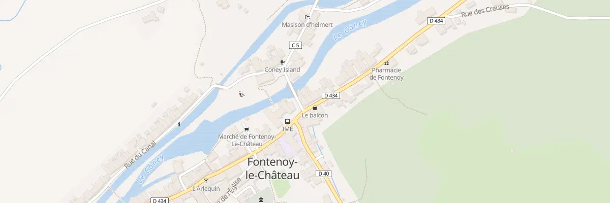 Plan du 1 Rue de la Chenale à Fontenoy-le-Château