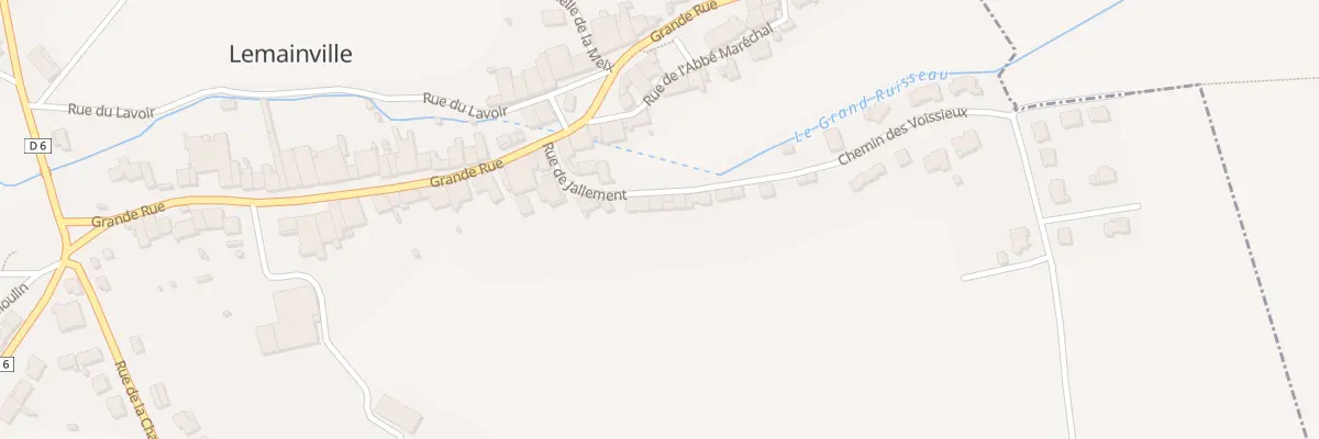 Plan du 8 Rue de Jallement à Lemainville