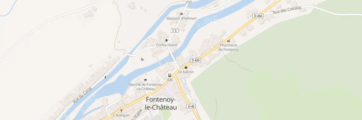 Plan du 3 Rue de la Chenale à Fontenoy-le-Château