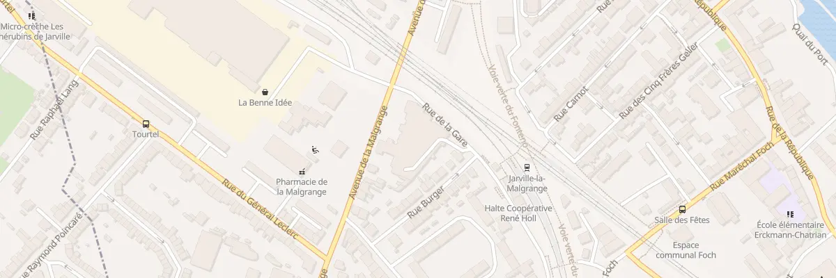 Plan du 1 Rue de la Gare à Jarville-la-Malgrange