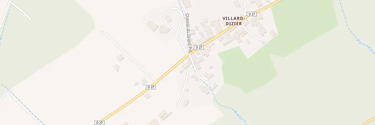 Plan du 907 Rte Jean-François Mamy à Chamoux-sur-Gelon