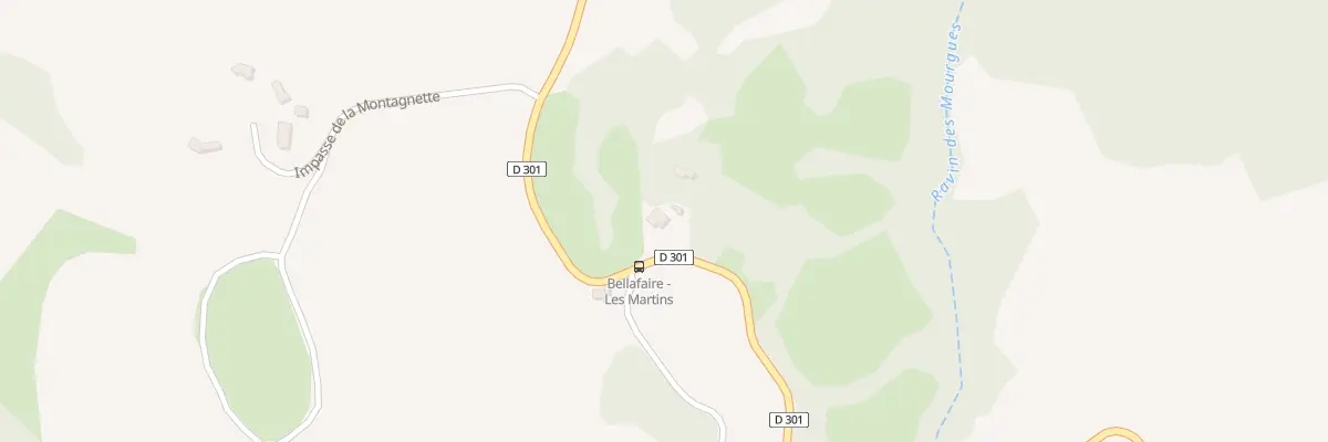 Plan du 5035C Les Martins à Bellaffaire