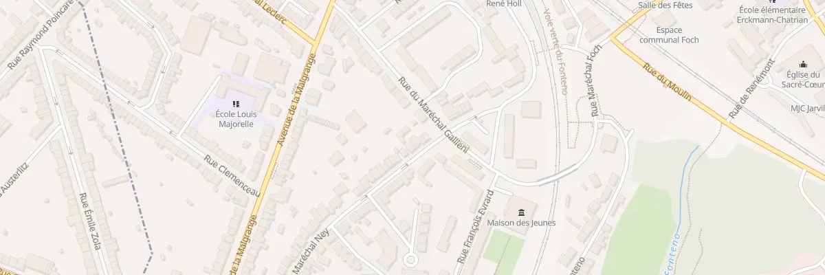 Plan du 20 Rue Marechal Ney à Jarville-la-Malgrange