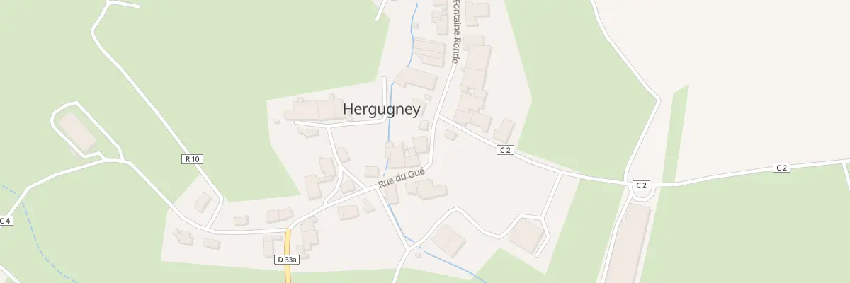 Plan du 11 Rue du Gué à Hergugney