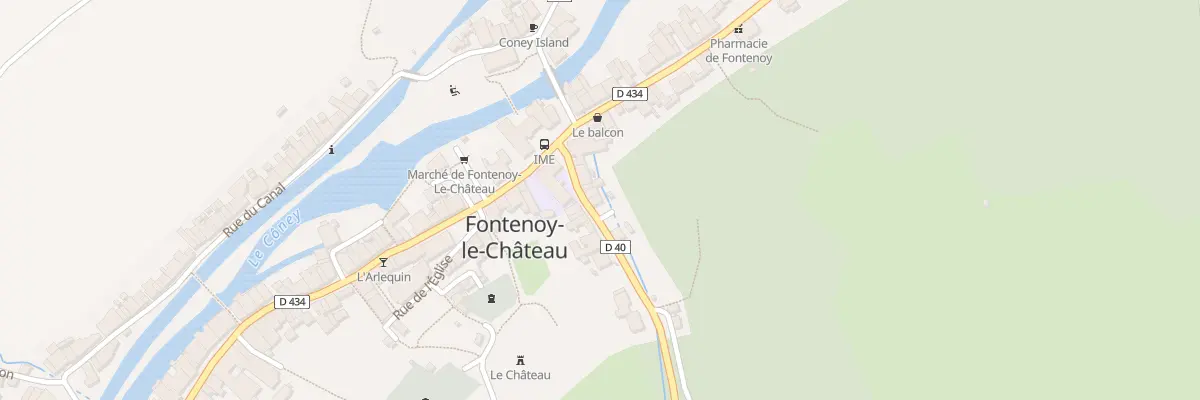 Plan du 9 Rue du Col Gilbert à Fontenoy-le-Château