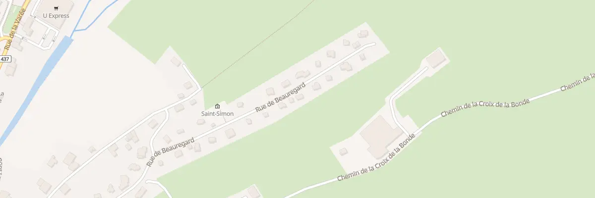 Plan du 22 Rue de Beauregard à Mouthe