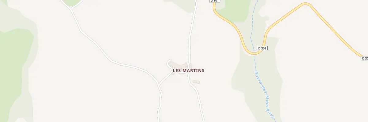 Plan du 336 Rte des Martins à Bellaffaire