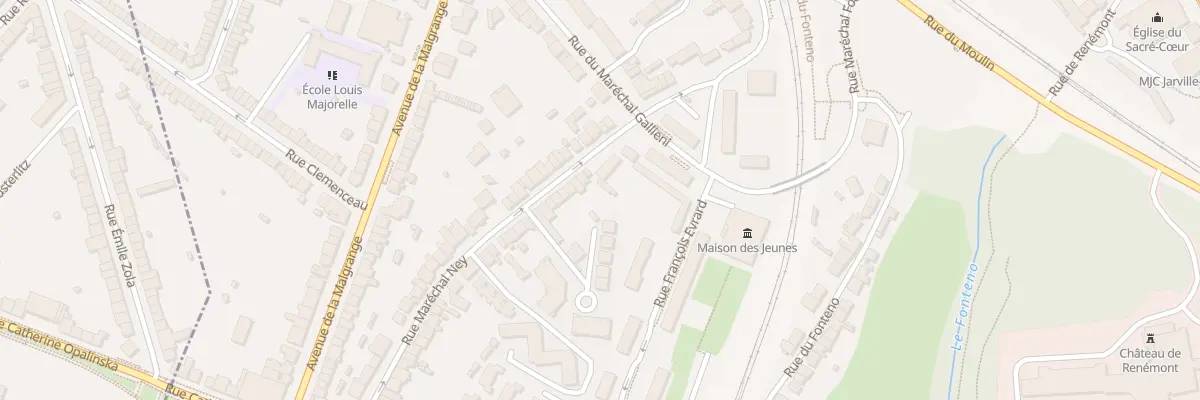 Plan du 23 Rue Marechal Ney à Jarville-la-Malgrange