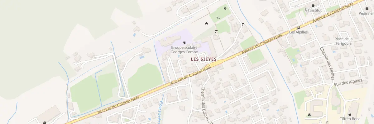 Plan du 50 Av du Colonel Noël à Digne-les-Bains