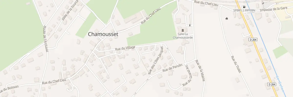 Plan du 143 Rue du Village à Chamousset