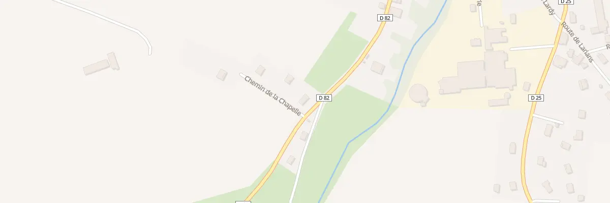 Plan du 2 Che de la Chapelle à Loulans-Verchamp