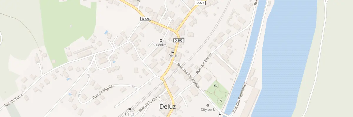 Plan du 1 Rue des Papeteries à Deluz